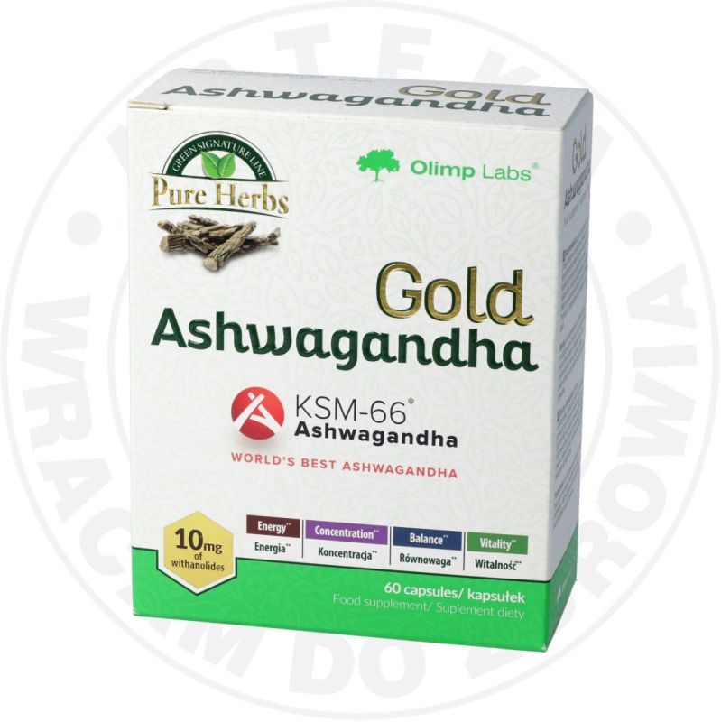 OLIMP GOLD ASHWAGANDHA kapsułki, 60 kaps.
