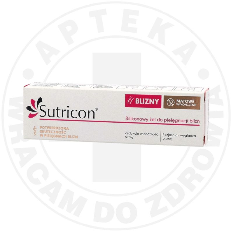 SUTRICON żel silikonowy do pielęgnacji blizn żel silikonowy na blizny, 15 ml