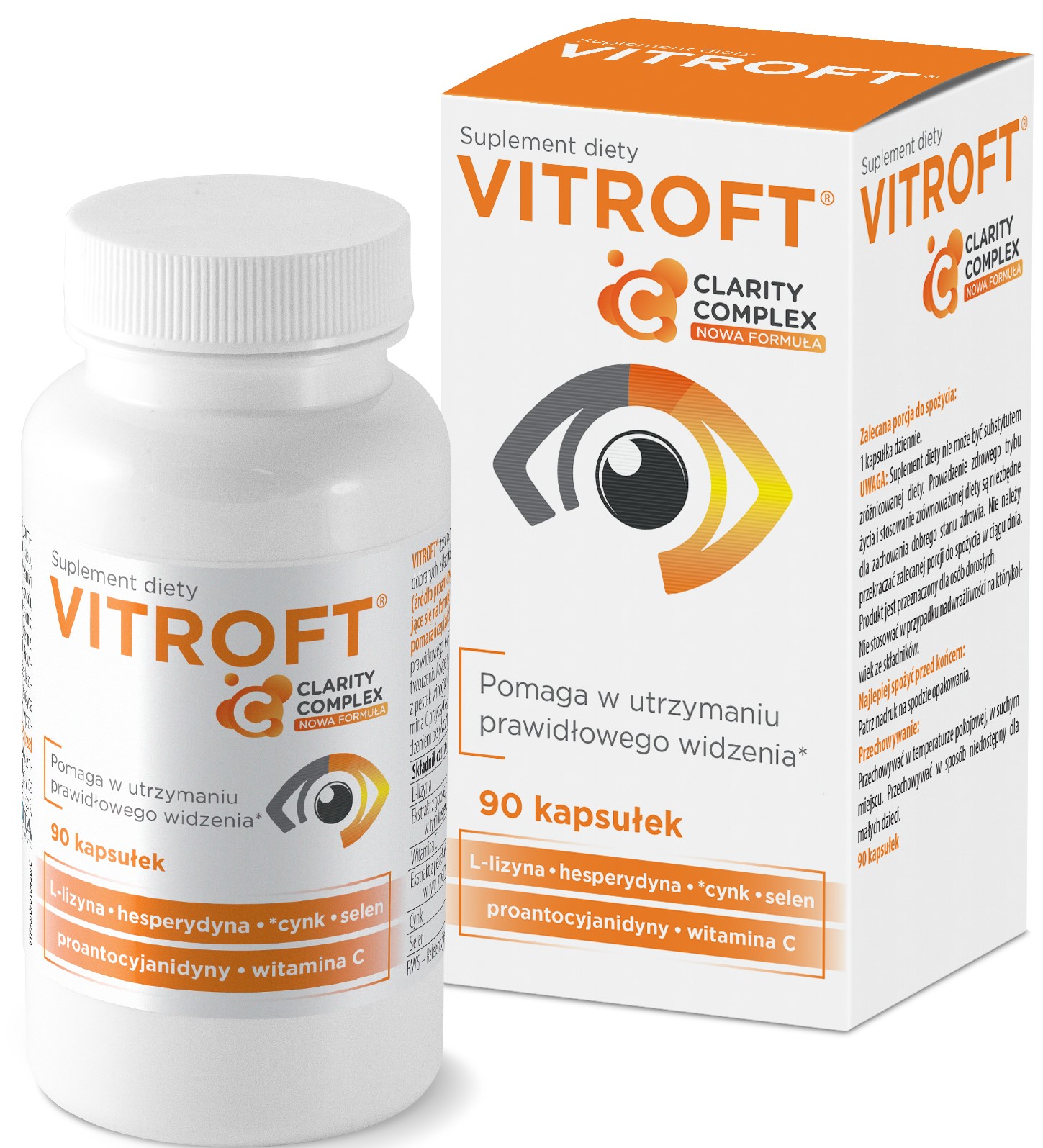 VITROFT CLARITY COMPLEX kapsułki, 90 kaps.